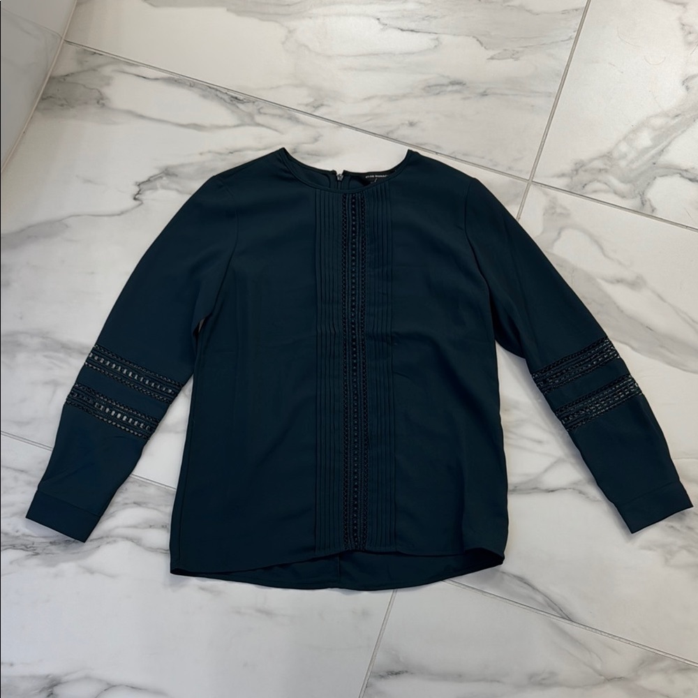 Club Monaco Dark Green Blouse